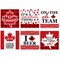 Big Dot of Happiness Canada Day - Funny Canadian Party Decorations - Drink Coasters - Set of 6